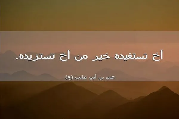 أقوال الإمام علي(ع) عن الصديق الجيد
