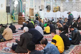 حال و هوای حرم حضرت عبدالعظیم حسنی در روز ولادت امام علی(ع)