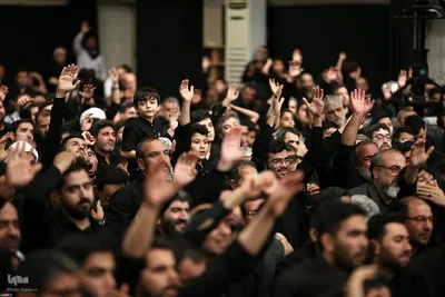 مراسم عزاداری شب هشتم محرم ۱۴۴۷ در حسینیه امام خمینی