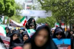 راهپیمایی روز قدس در قزوین