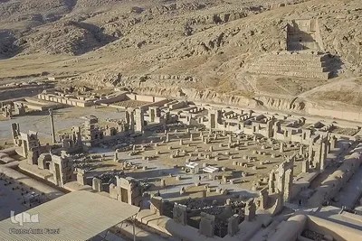 تصاویر هوایی از تخت جمشید