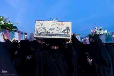استقبال از ۶ شهید گمنام در کرج