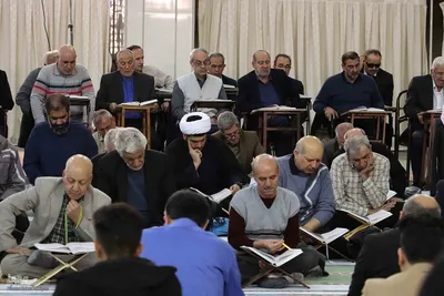 آیین جزء خوانی قرآن در مصلی امام خمینی تبریز‎