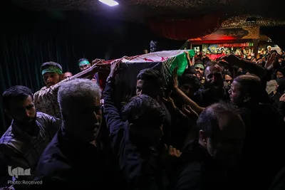 وداع با پیکر شهید «آرمان علی‌وردی» در معراج شهدای تهران