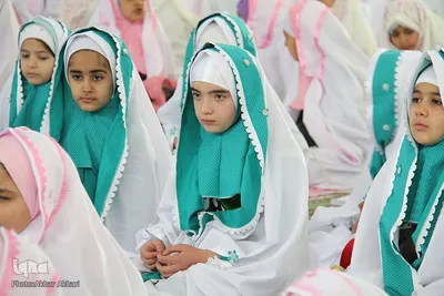 جشن تکلیف دختران دانش آموز در شهرکرد