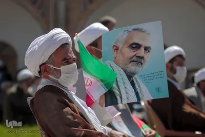 تجمع طلاب و دانشجویان زنجان در حمایت از فلسطین