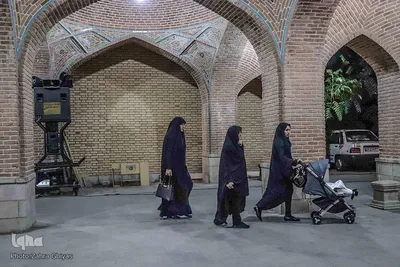 روضه‌خوانی در مسجد کبود تبریز