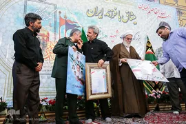 بزرگداشت شهید مدافع حرم محسن حججی درتهران