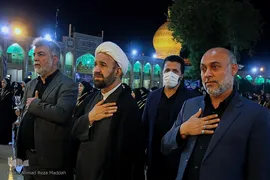 آئین شام غریبان امام رضا(ع) در حرم مطهر شاهچراغ(ع)