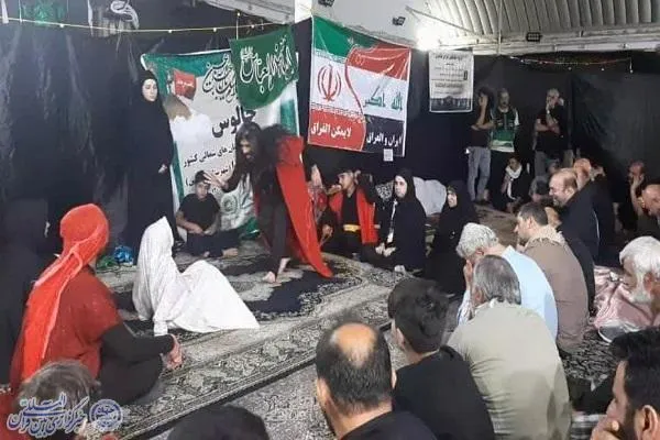 اجرای نمایش «کودکان عاشورا» در موکب قدمگاه چالوس