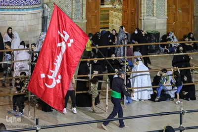عزاداری شب چهارم محرم در حرم مطهر حضرت شاهچراغ (ع)‎‎