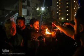 حسینیه ایران؛ آیین مشعل‌گردانی نجفی‌های مقیم مشهد