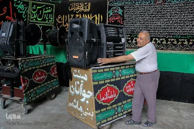 سیاه پوشان هیات جوانان بنی هاشمی شیراز