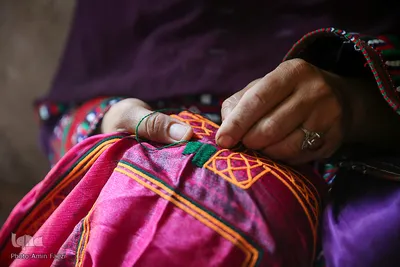 زه دوزی زنان بلوچ‎