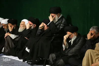 آخرین شب مراسم عزاداری حضرت اباعبدالله الحسین (ع) در حسینیه‌ی امام خمینی(ره)