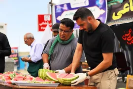 خدمات‌رسانی نیروهای هلال احمر آذربایجان غربی در مرز تمرچین‎