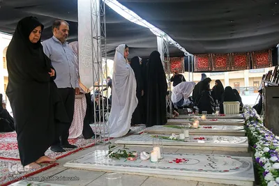 آئین سفره صلوات و محفل انس با شهدای حرم مطهر حضرت شاهچراغ(ع)