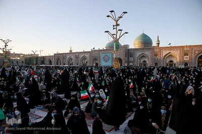 سخنرانی رییس‌جمهور منتخب در حرم مطهر رضوی