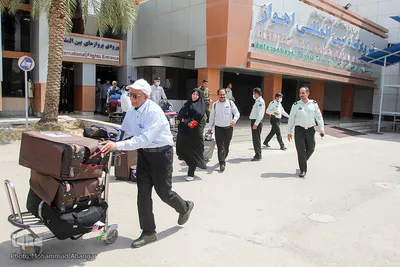بازگشت کاروان حجاج در خوزستان
