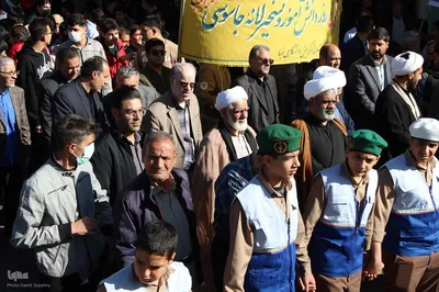 راهپیمایی یوم‌الله ۱۳ آبان در ملایر