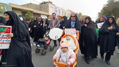 مراسم راهپیمایی ۲۲ بهمن در کاشان