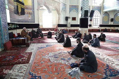 مراسم عزاداری به مناسبت وفات حضرت خدیجه (س) در مهدیه تبریز
