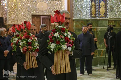 آیین بازگشایی ضریح حرم حضرت زینب خواهر امام رضا (ع)