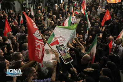 وداع ملایری‌ها با شهید علیرضا فتحی