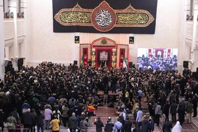 مراسم عزاداری شب شهادت حضرت شاهچراغ(ع)