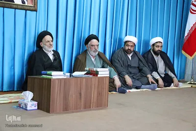 ديدار آيت الله مصباح عاملي مدير محترم حوزه علميه خراسان با آيت الله عبادي نماينده معزز ولي فقيه در خراسان جنوبي‎

