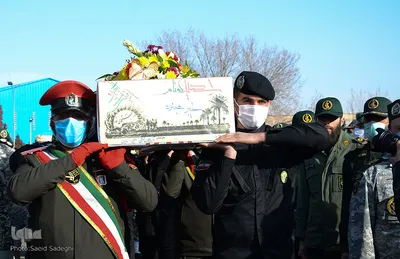 ورود پیکر مطهر سه شهید گمنام به تبریز‎‎