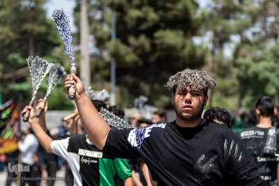 مراسم عزاداری عاشورای حسینی در آستان مقدس امامزادگان محمد (ع) و سکینه خاتون (س) کرج