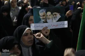 اعلام انزجار و فریاد انتقام مردم قم علیه تجاوز آمریکا به خاک ایران