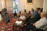 دیدار و دلجویی گروه خادم الشهدای ملایر از مادر شهید منصور احمدی پور‎