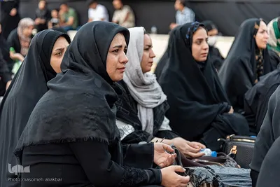 شال اندازی ذاکرین اهل بیت (ع) در کرج