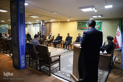دیدار جمعی از مدیران و اعضای سازمان جهاددانشگاهی آذربایجان شرقی با حجت‌الاسلام والمسلمین سید محمدعلی آل‌هاشم، امام جمعه تبریز