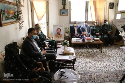 دیدار با خانواده شهید «مهدی اثنی عشری» شهید شاخص هنرمند استان فارس‎‎