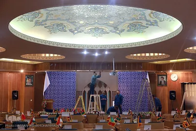 آماده سازی محل برگزاری ششمین مسابقات بین المللی قرآن دانشجویان مسلمان/ مشهد مقدس