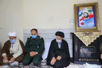 دیدار نماینده ولی فقیه در خراسان‌جنوبی با خانواده شهدای روحانی