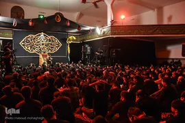آیین عزاداری شب ششم محرم مسجد امام حسین(ع) سمنان