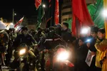 تجمع مردم درچه در سوگ شهادت رهبر انقلاب