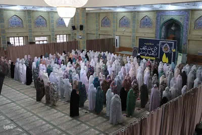 مراسم اعتکاف در مسجد دانشگاه تبریز