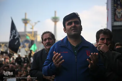 عزاداری شهادت امام رضا(ع) در حرم مطهر رضوی