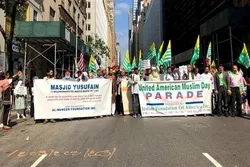 美国穆斯林举行游行活动强调伊斯兰团结