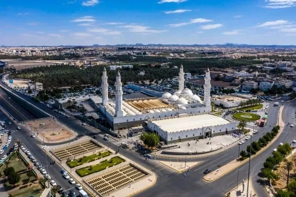 انتشار تصاویر طرح توسعه مسجد قبا در مدینه