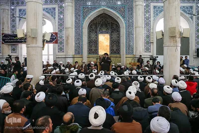 تجمع حوزویان و علما در پی شهادت سردار قاسم سلیمانی