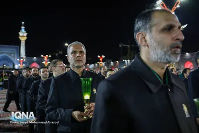 آیین خطبه‌خوانی شب شهادت امام رضا(ع) در حرم مطهر رضوی