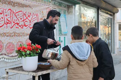برپایی ایستگاه صلواتی شعبانيه در ملایر‎