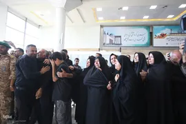 مراسم استقبال از پیکر مطهر ۳ پاسدار شهید تیپ ۳۳ المهدی(عج) در شیراز