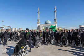 استقبال نمادین از کاروان حضرت معصومه(س) در قم